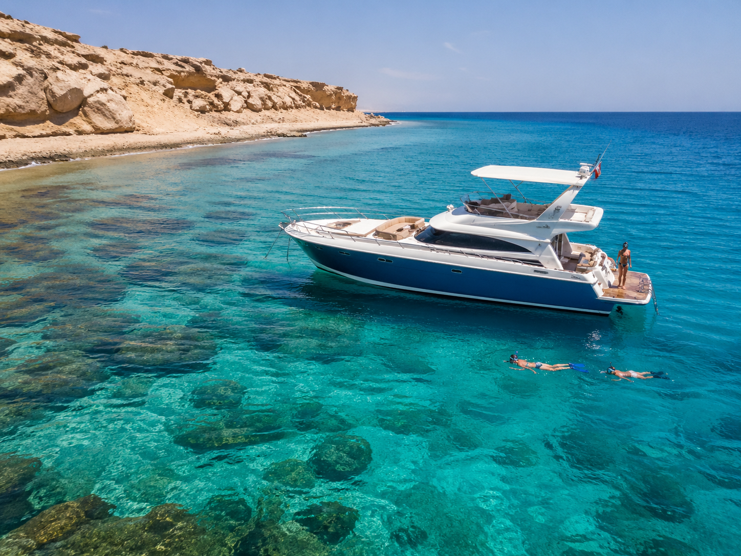 Private Red Sea boat experience in Saudi Arabia